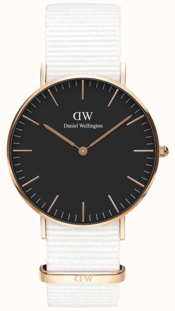 Daniel Classic 36mm Dover | Rose Gold Case Black Dial | DW00100310 - First Class Watches™ USA