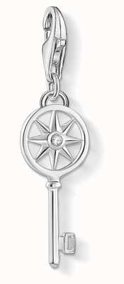 Thomas Sabo | Charm Pendant 'Key With Star' | 925 Sterling Silver 1799-051-14