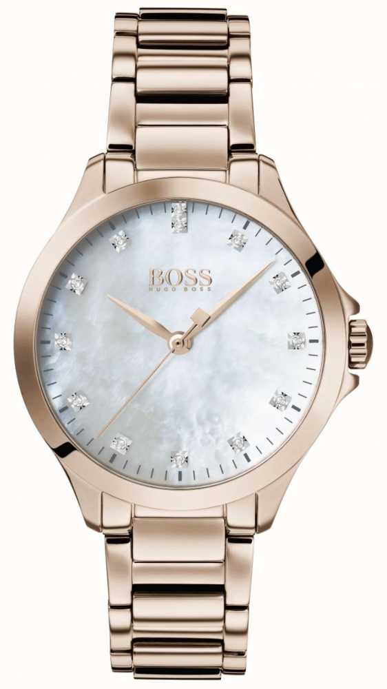 hugo boss diamond watch