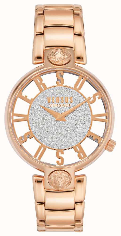 versace women's watch rose gold