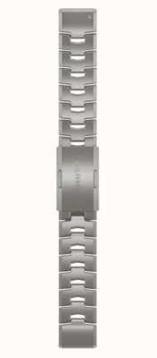 Garmin QuickFit 22 Watch Strap Only, Vented Titanium Bracelet With