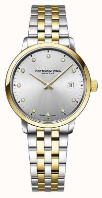 Raymond Weil | Women's Toccata | Two-Tone Stainless Steel | Silver Dial | 5985-STP-65081