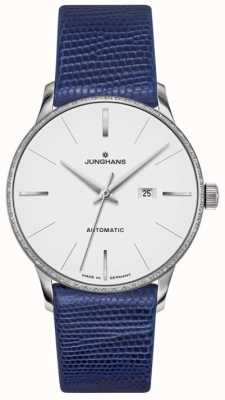 Junghans Meister Women's Automatic Blue Leather 027/4046.00