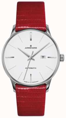 Junghans Meister Women's Automatic Red Leather 027/4044.00