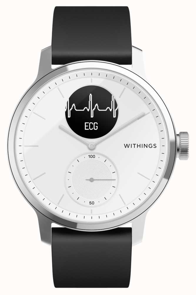 Withings ScanWatch 2 - Hybrid Smartwatch With ECG (38mm) White Hybrid  HWA10-MODEL 2-ALL-INT - First Class Watches™ USA