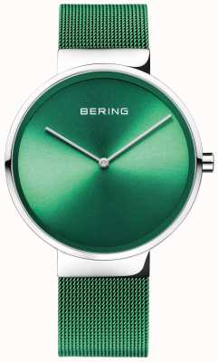 Bering Classic | Green Mesh Strap | Green Dial 14539-808