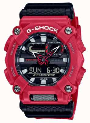 Casio G-SHOCK | Heavy Duty | World Time | Red Resin GA-900-4AER