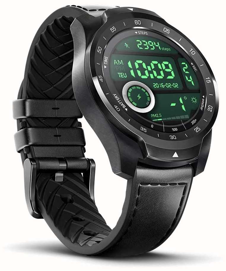 TicWatch Pro 2020 Shadow Black Smartwatch 139863-WF12106