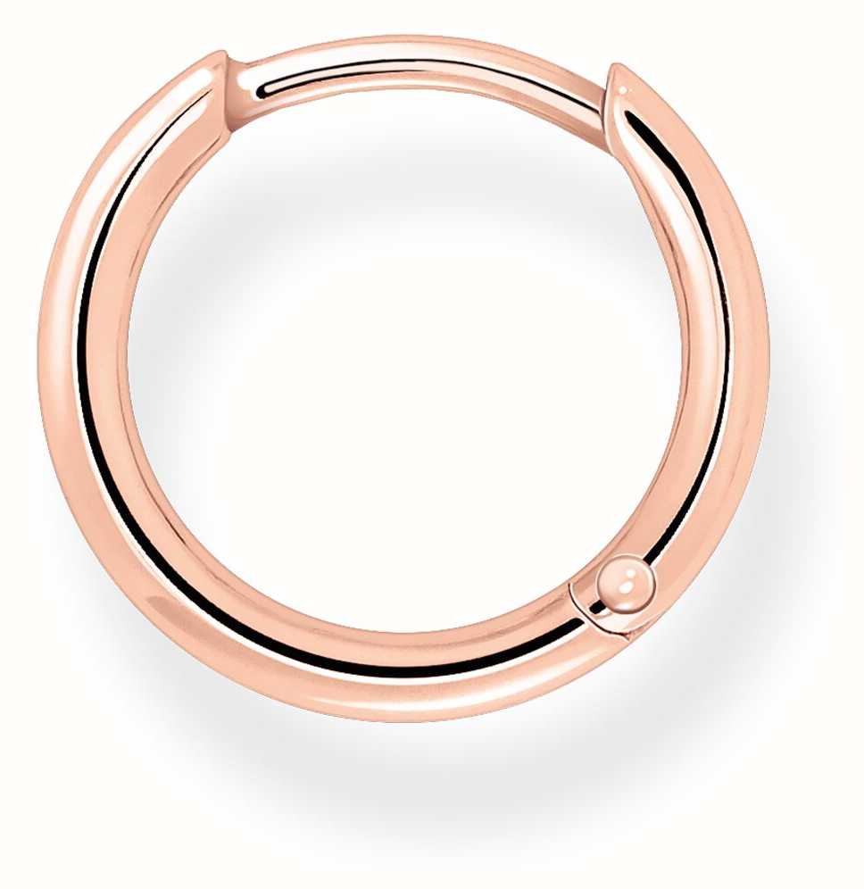 Thomas Sabo Rose Gold Single Hoop Earring 15mm CR661-415-40 - First ...