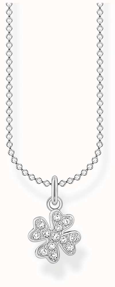 Thomas Sabo Silver necklace in Y-shape with Eight White Zirconia Stone – Thomas  Sabo South Africa