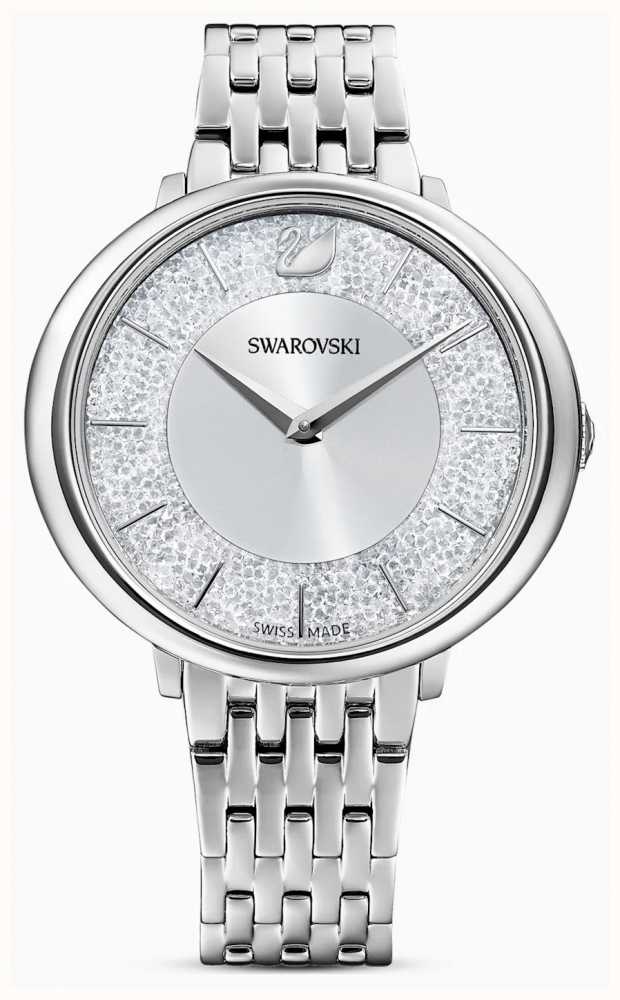 bruiloft Asser Assimilatie Swarovski Crystalline | Stainless Steel Bracelet | Silver Glitter Dial  5544583 - First Class Watches™ USA