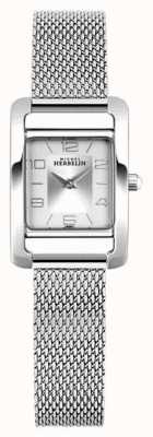 Herbelin V Avenue | Steel Mesh Bracelet | Silver Rectangle Dial 17437/21B