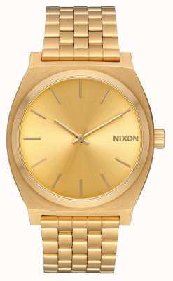 Nixon Time Teller | All Gold / Gold | Gold IP Bracelet | Gold Dial A045-511-00