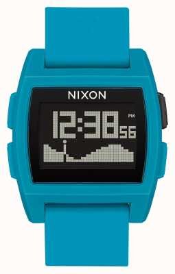 Nixon Base Tide | Blue Resin | Digital | Blue Silicone Strap A1104-2556-00
