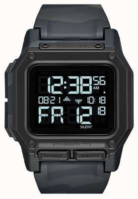Nixon Regulus | Black Multicam | Digital | Multi coloured Camo TPU Strap A1180-3015-00