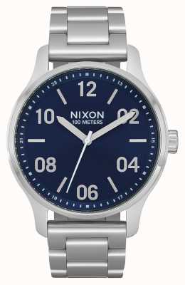 Nixon Patrol | Navy / Silver | Stainless Steel Bracelet | Blue Dial A1242-1849-00