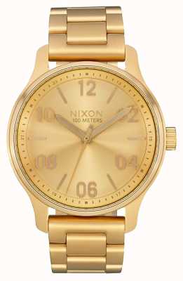 Nixon Patrol | All Gold | Gold IP Steel Bracelet | Gold Dial A1242-502-00