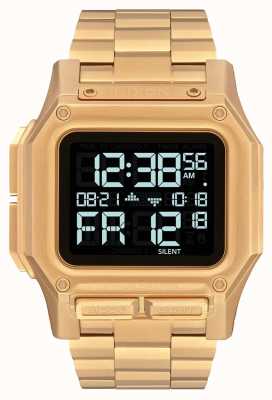 Nixon Regulus SS | All Gold | Digital | Gold IP Steel Bracelet | A1268-502-00