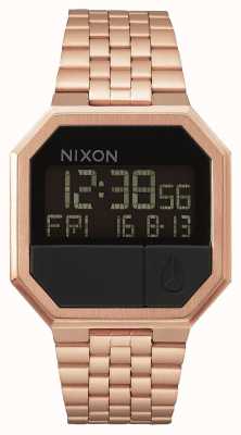 Nixon Re-Run | All Rose Gold | Digital | Rose Gold IP Steel Bracelet A158-897-00