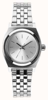 Nixon Small Time Teller | All Silver | Stainless Steel Bracelet Silver Dial A399-1920-00