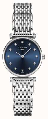 LONGINES Women's | La Grande Classique | Diamond Blue Dial | Stainless Steel L42094976