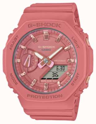 Casio Mid Sized G-Shock | Pink Resin Strap | Pink Dial GMA-S2100-4A2ER