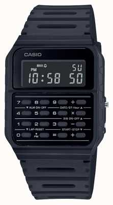 Casio Retro Calculator Watch | Black Resin Strap | Black Dial CA-53WF-1BEF