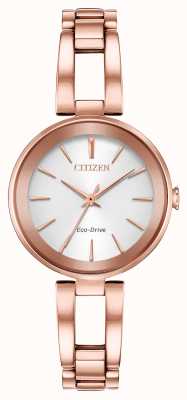 Citizen Women's Eco-Dive Axiom Rose Gold Bracelet EM0633-53A