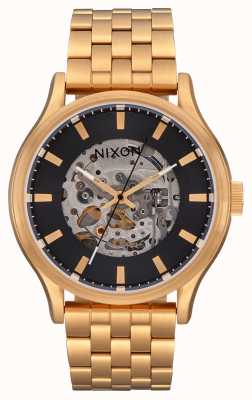 Nixon Spectra Gold Plated Stainless Steel Watch A1323-010