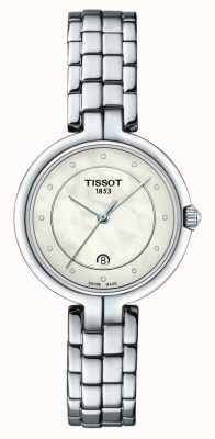 Tissot Flamingo | Mother Of Pearl Dial | Stainless Steel Bracelet T0942101111601
