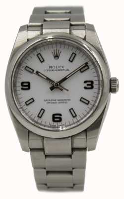 Pre-owned Rolex Air King Stainless Steel - Box & Papers J55748