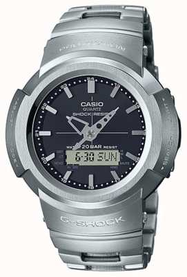 Casio G-Shock | Full Metal Bracelet | Black Dial | Radio Controlled AWM-500D-1AER