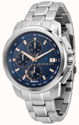 Maserati Successo Solar Men's Blue Dial Watch R8873645004