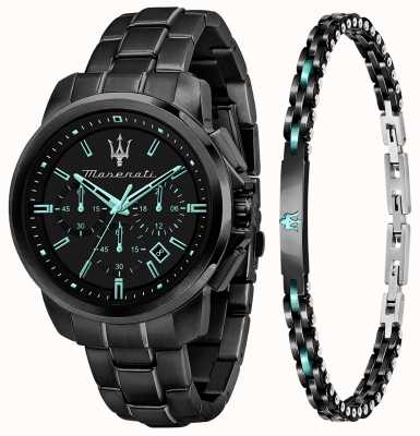 Maserati Aqua Edition Men's Gift Set Watch and Bracelet R8873644004