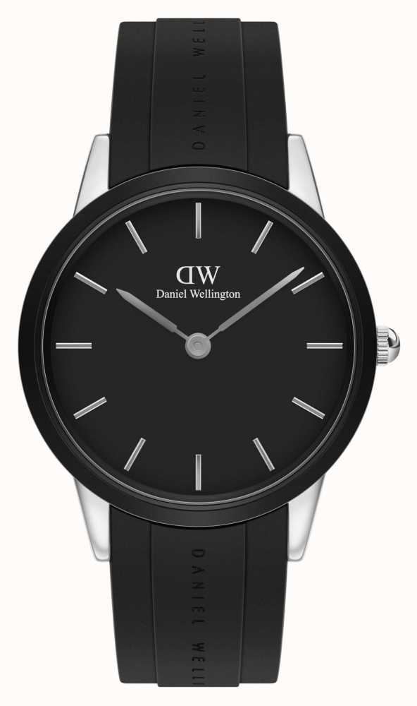 Daniel Wellington Iconic Motion 40mm Black And Silver DW00100436 - First Watches™ USA