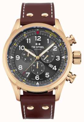 TW Steel Swiss Volante Rose Gold PVD Plated Stainless Steel SVS203