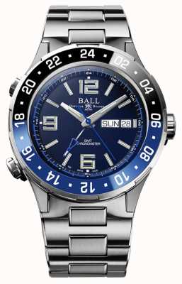 Ball Watch Company Roadmaster Marine GMT Ceramic Bezel Blue Dial DG3030B-S1CJ-BE