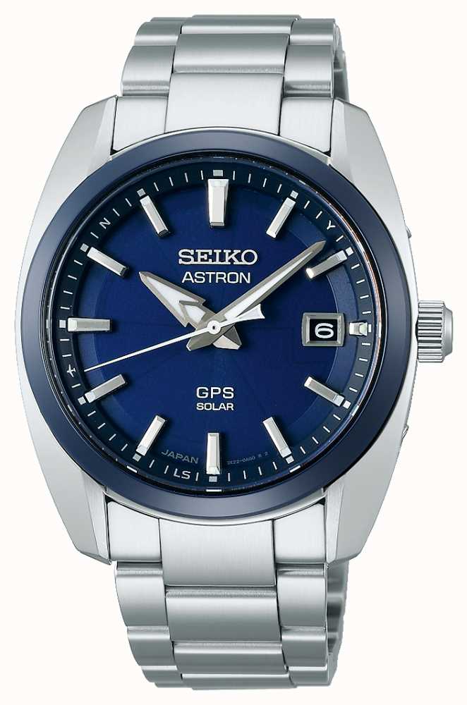 Astron GPS Solar 39mm Blue Dial SSJ003J1 - First Class Watches™ USA