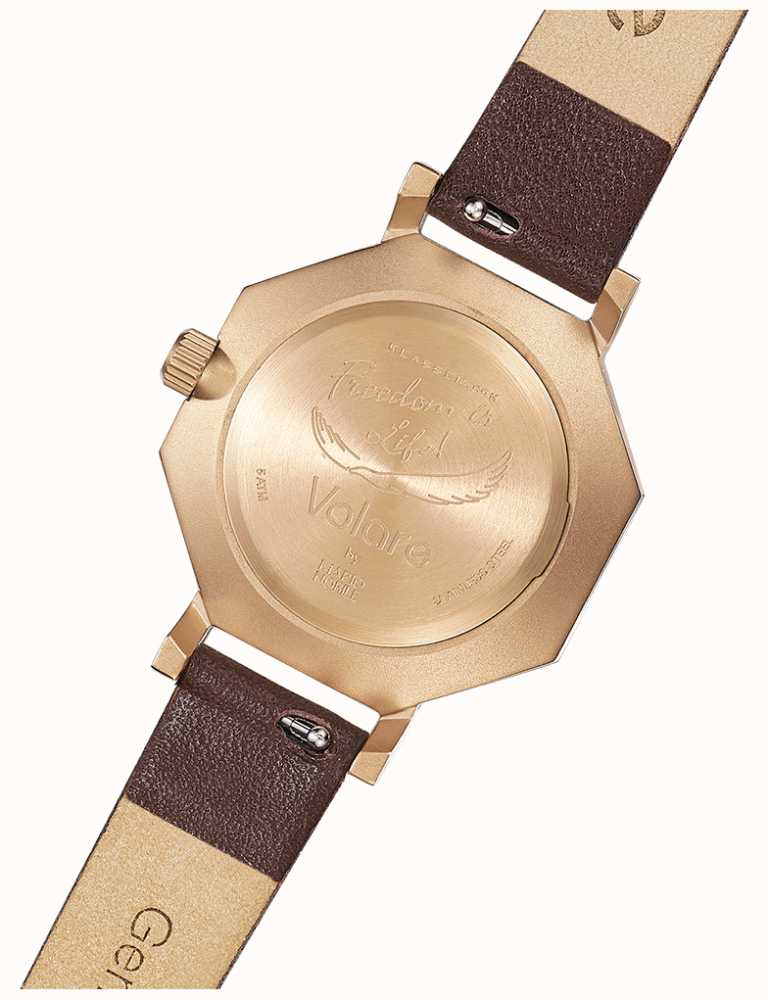 Klasse14 OKTO Rose Gold Brown Leather 28MM OK17RG001S - First