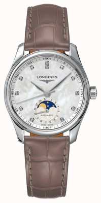 LONGINES Master Collection Women's Beige Leather Strap L24094874