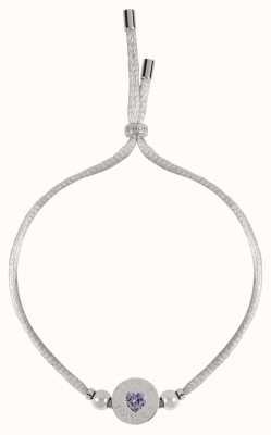 Radley Jewellery Fashion | sterling Silver White/Grey Nylon Bracelet RYJ3119