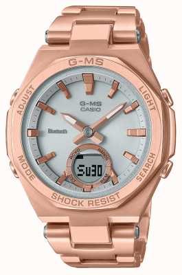 Casio Baby-G Bluetooth Rose Gold Stainless Steel Watch MSG-B100DG-4AER