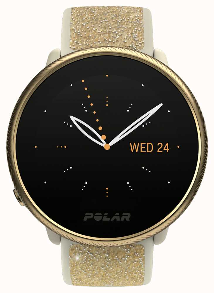 Polar Ignite 2 GPS Activity And HR Tracker Gold & Champagne Crystal Edition  (S-L) 900104363 - First Class Watches™ USA