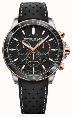 Raymond Weil Men's Tango 300 Black and Rose Gold Watch 8570-R51-20001