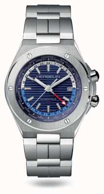 Michel Herbelin Cap Camarat GMT Automatic Stainless Steel Watch 1445/B25