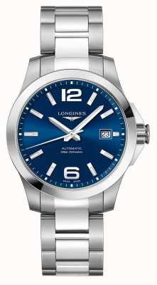 LONGINES Conquest Automatic (39mm) Sunray Blue Dial / Stainless Steel Bracelet L37764996