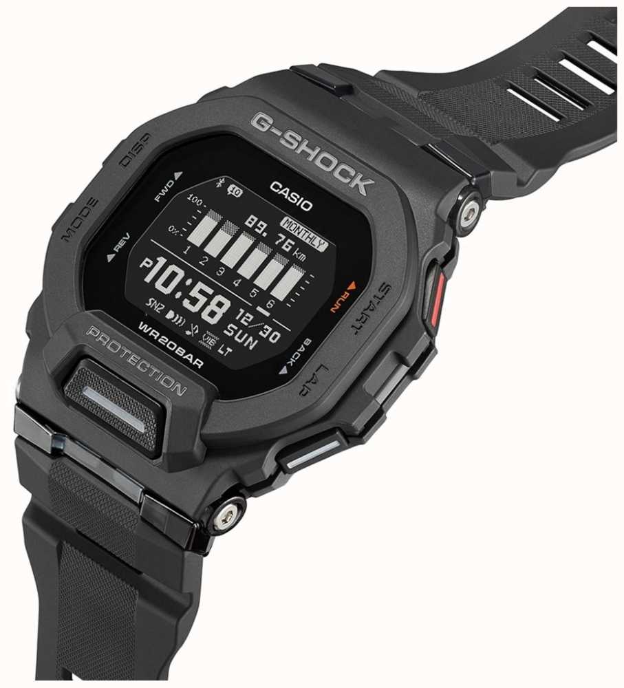 Class Casio First GBD-200-1ER - G-Squad G-Shock USA Black Watches™ Digital Watch