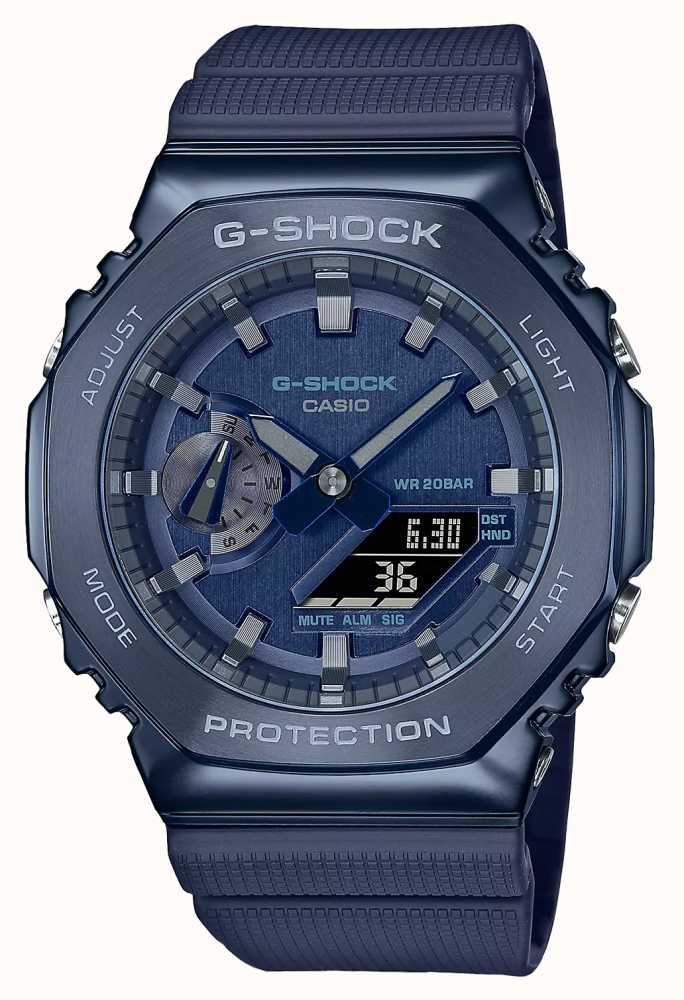 Casio G-Shock Stainless Steel Case Resin Strap Watch GM-2100-1AER - First  Class Watches™ USA