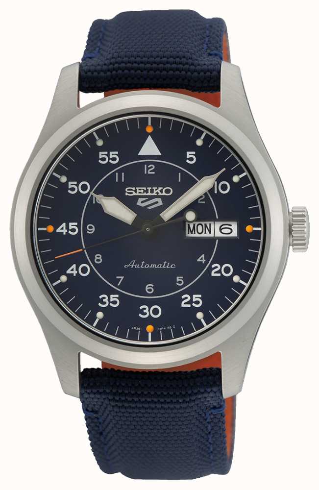 Seiko 5 Sports Military 'Flieger' Automatic Blue Dial Blue