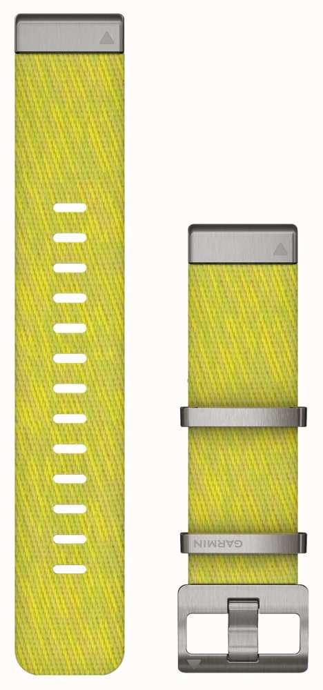 GARMIN Bracelet QuickFit 22mm Silicone Jaune pour Fēnix 5